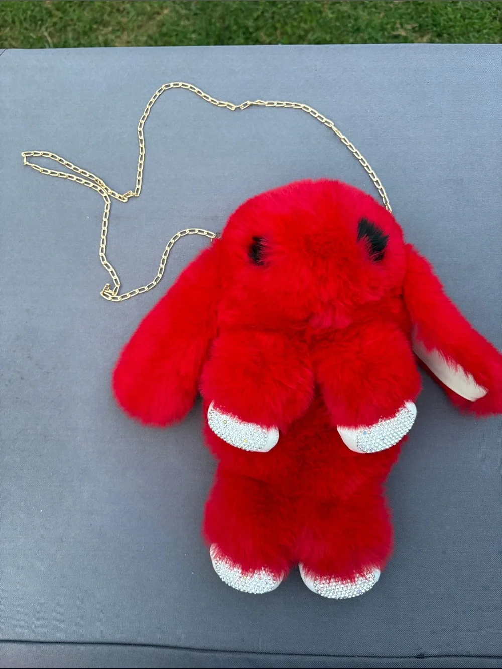 Red Plush Bunny Crossbody Bag - Kids Accessories
